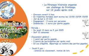 Challenge de Printemps 2025